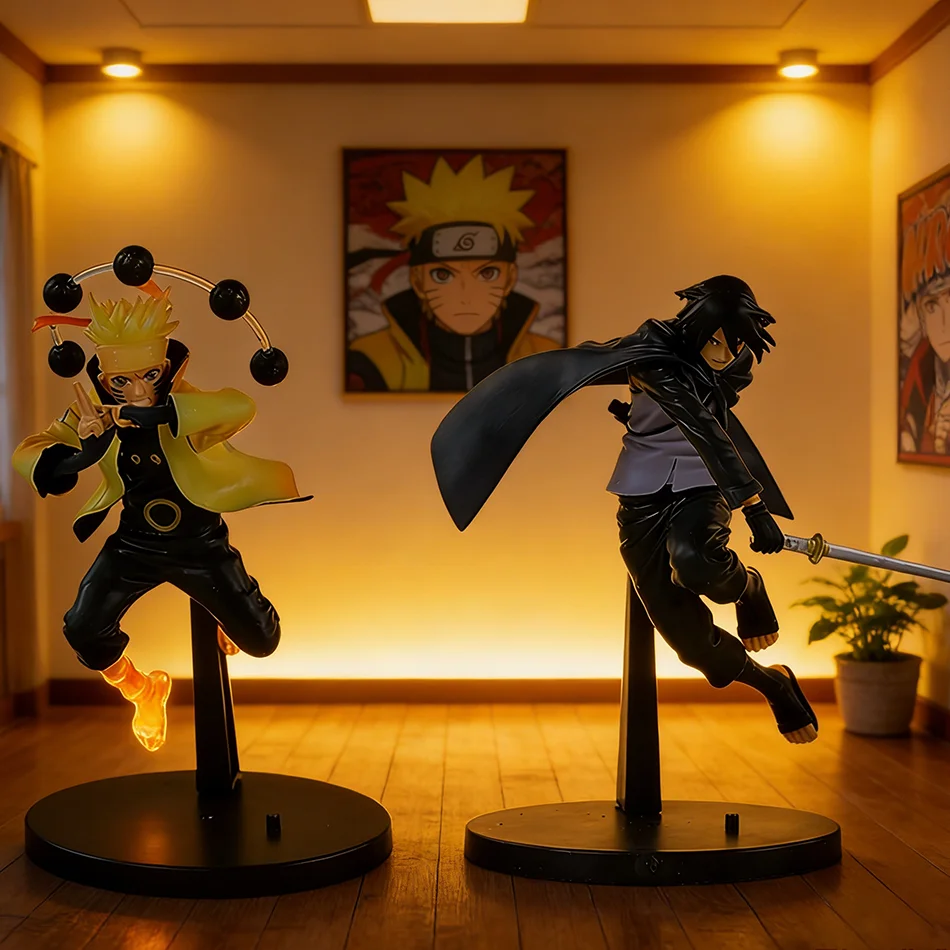 18cm Naruto Anime Figur Uzumaki Naruto Hatake Kakashi Gaara Kampfversion Actionfigur Sammlermodell Ornamente Spielzeug Geschenke