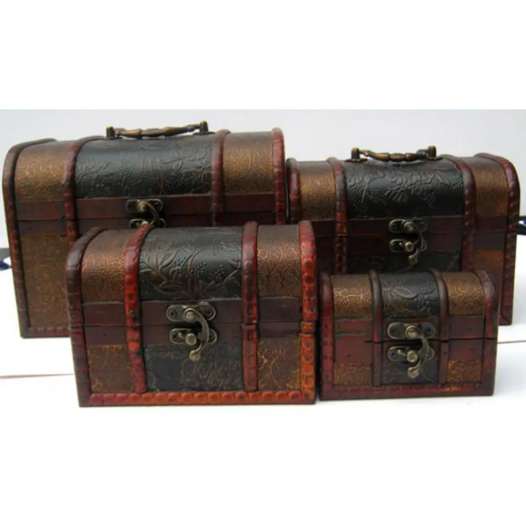 Antique Style Metal Hasp Latch Hook Bronze Box Lock Furniture Fastener for Gift Wooden Toolbox Cabinet
