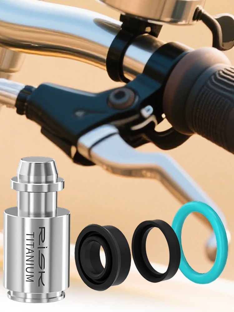 Bicycle Titanium Brake Lever Piston Ultra-Lightweight Alloy Bicycle Brake Piston with Sealing Ring for Magura MT2/4/5/6/7/8/HC - view 6