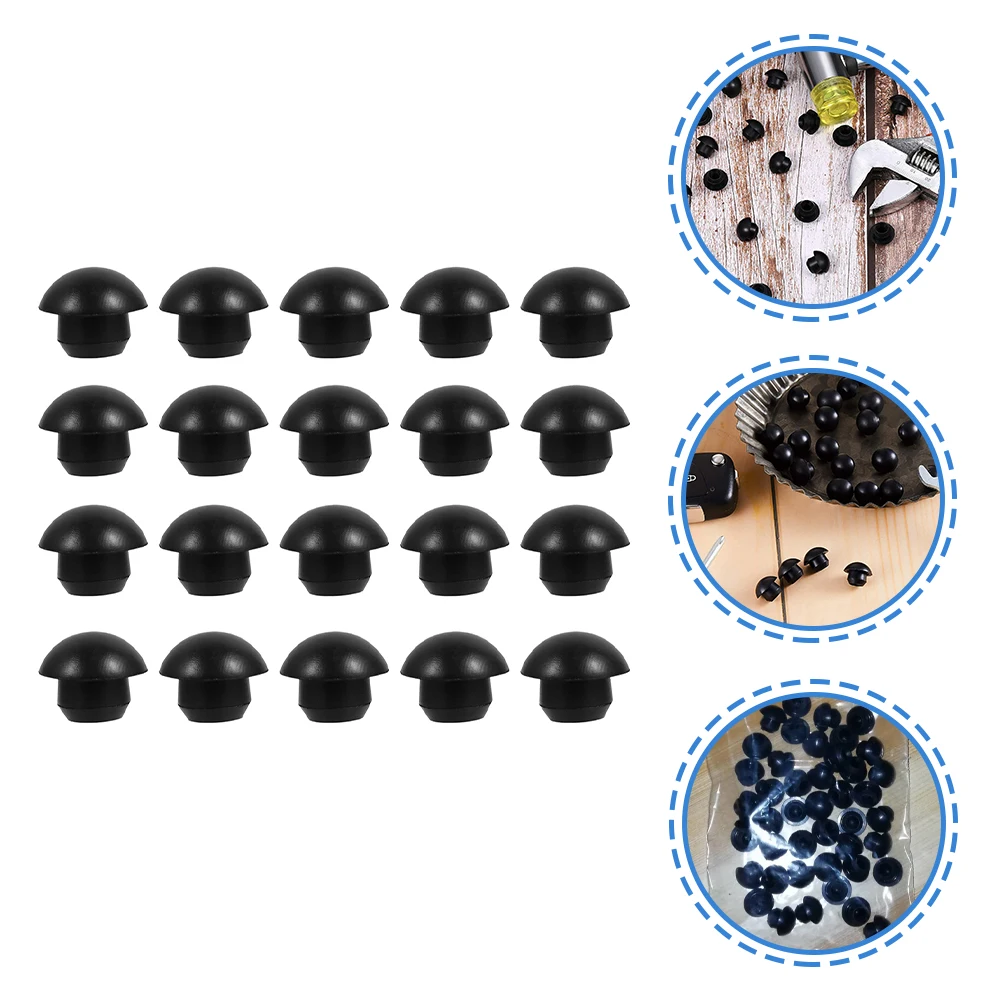 Bouchon de cric en caoutchouc, 100 pièces, bouchon d'huile hydraulique, étanche, Durable, adapté à la plupart des marques, côtés lisses, ajustement optimal large