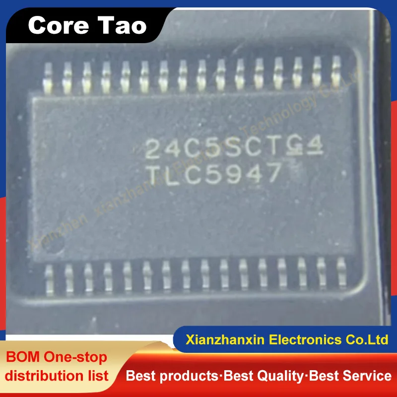 1~5pcs/lot TLC5947DAPR TLC5947 HTSSOP32 Power management LED driver chips in stock