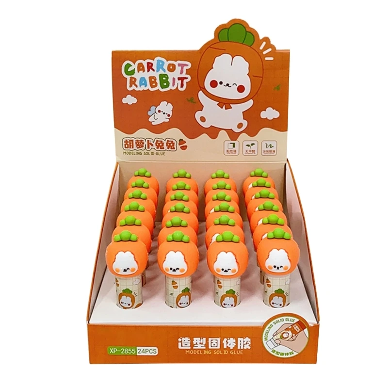 Students Glues Sticks for School Office Crafts Children Stationery DIY Need Glues Stick Cartoon Plastic Solid Glues