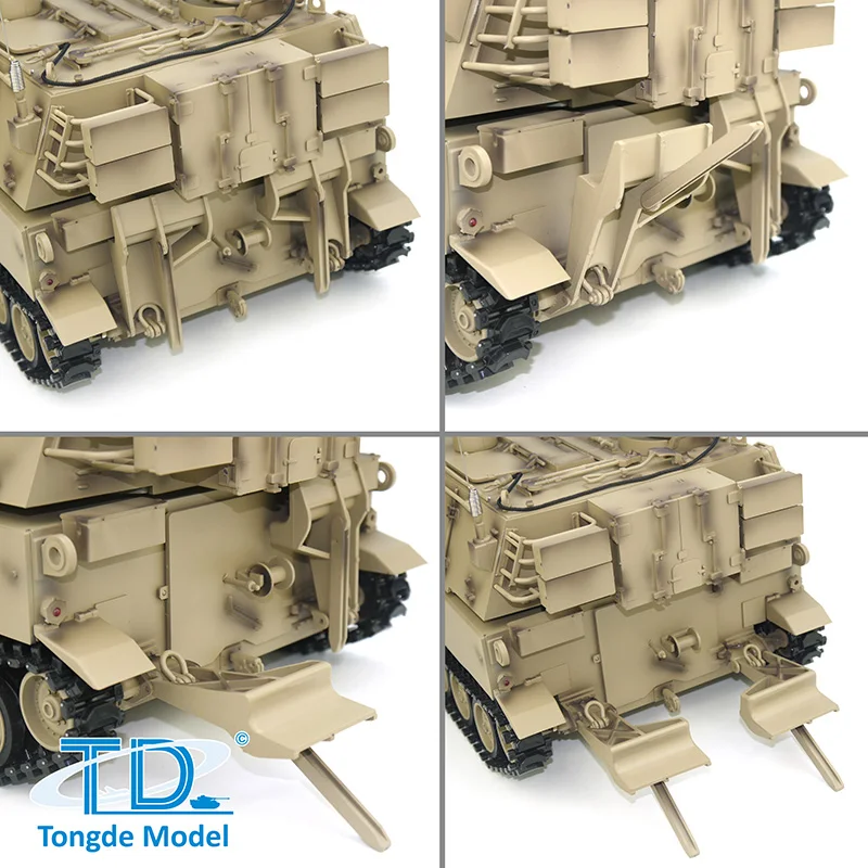 Tongde 1/16 M109A2 obusnier RTR modèle télécommandé réservoir Version de base/mise à niveau 320 °   rotation de la tourelle RC Jouets électriques