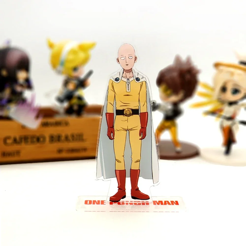 One Punch Saitama  acrylic standee figurines desk decoration cake topper anime