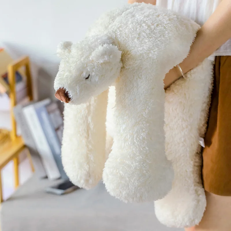 Soft Polar Bear Plush Toy Comfortable Plush Pillow Toys Large Stuffed Animal Toys for Girls Bedtime Hugging Birthday Gift
