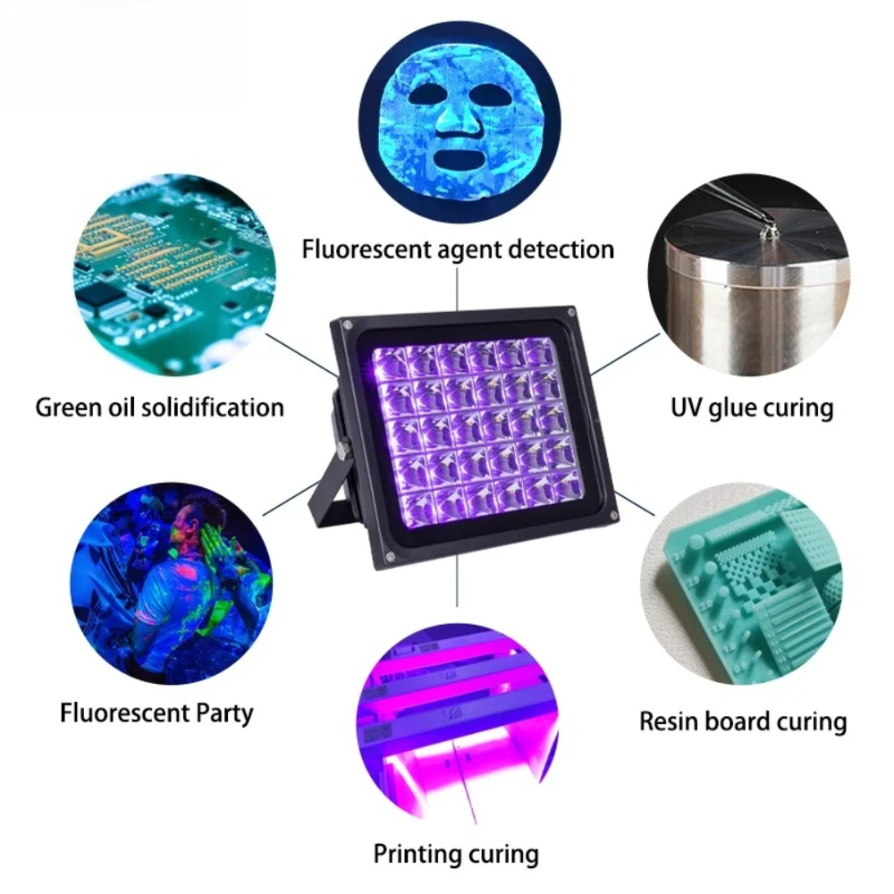 

UV Curing Lamp 365/395/405nm - Multipurpose Handheld Light for Resin Ink, Dental Resin, Plate Printing & Shadowless Adhesive