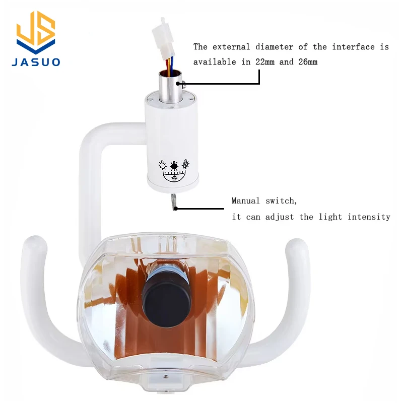 Dental Halogen Lamp Oral Operation light for Dental Unit Chair for Dentistry Chair Spotlight Halogen Light Warm Light