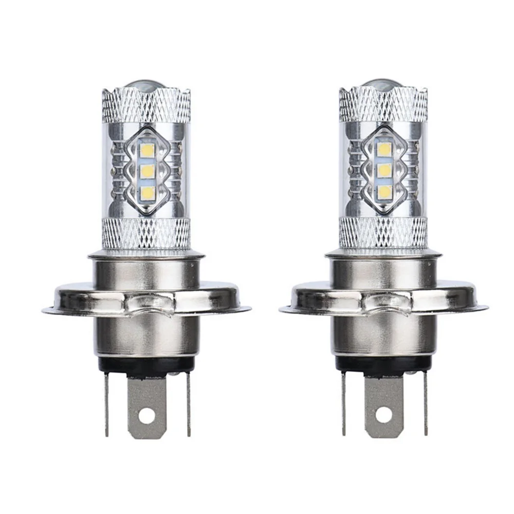 80W LED Headlight Fog DRL Bulbs High/Low Beam 6000K White LED Lamps For Car 12V H4 Fog Lights Auto Headlamp H4 H7 Super Bright