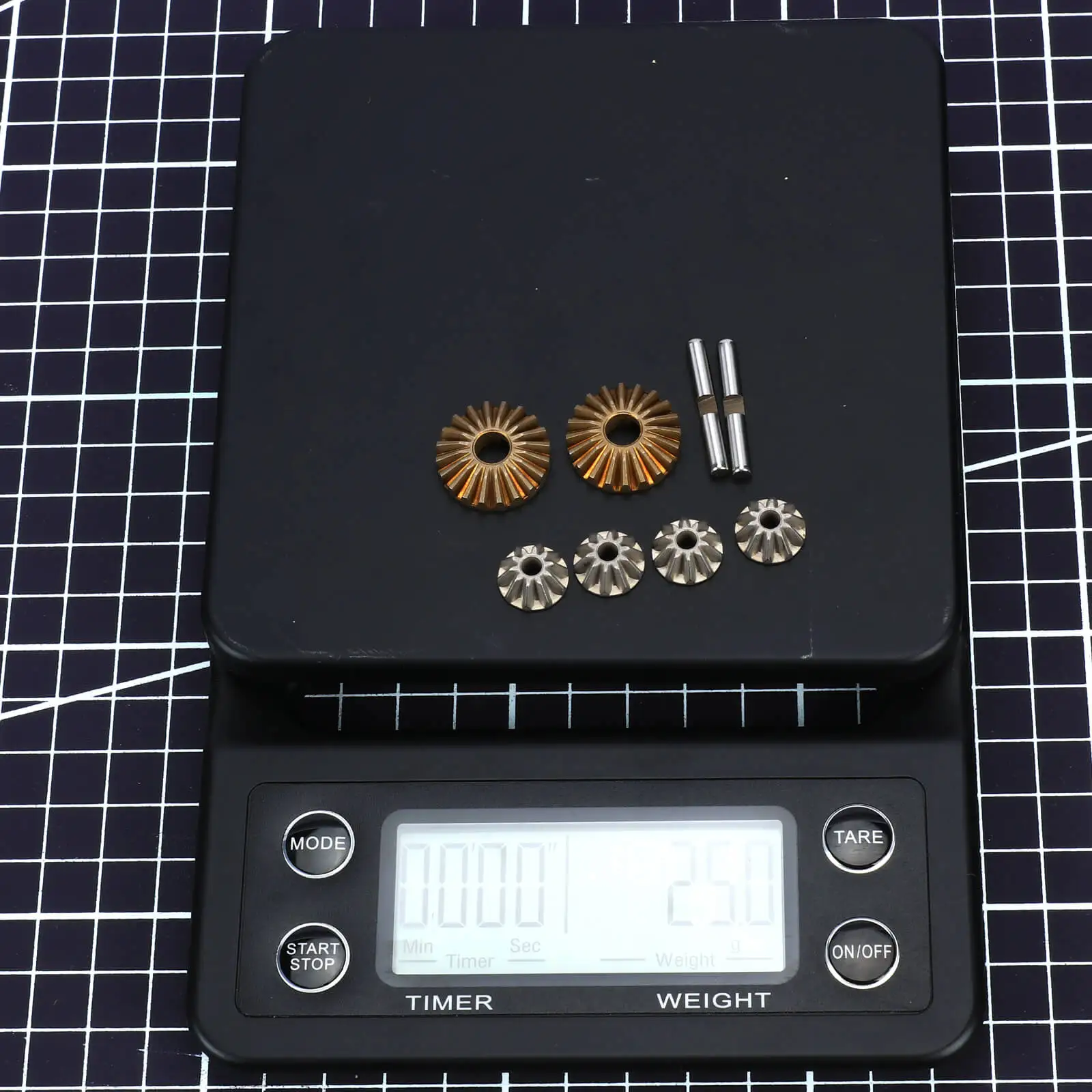 Rcawd ชุดอุปกรณ์สร้างความแตกต่างภายในสำหรับ1/8 losi LMT ชิ้นส่วนอัพเกรด mobil RC