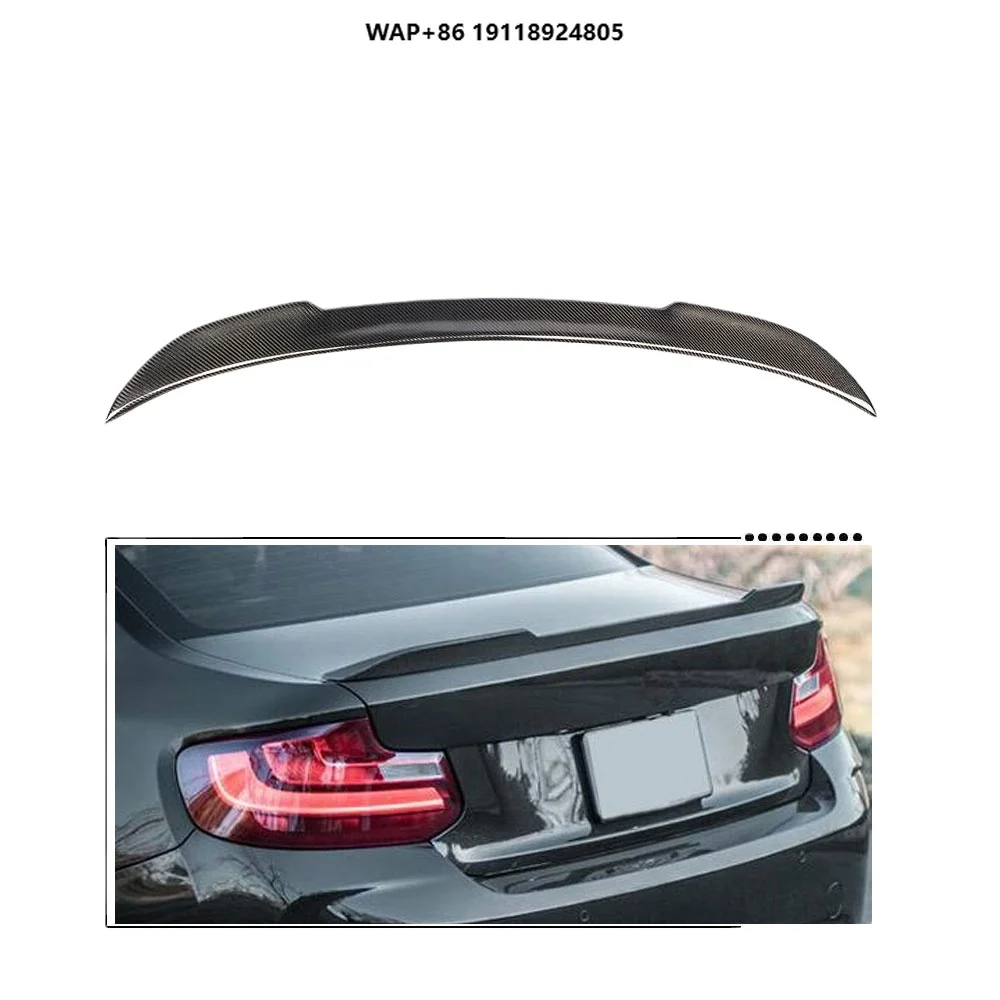 

Carbon Fiber Rear Trunk Wing Spoiler for B-MW M2 F87 F22 220i 228i M235i 2014 - 2018