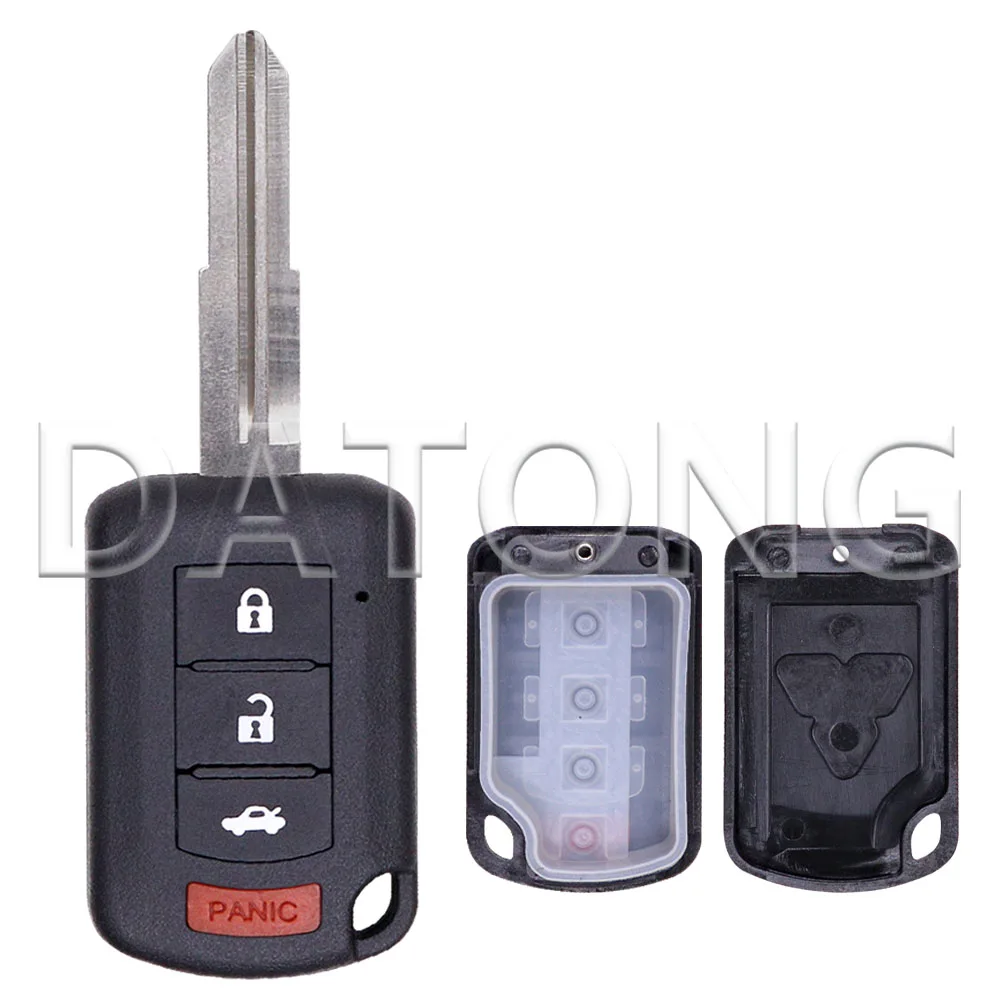 Datong Car Remote Key Shell Case Replacement For Mitsubishi lancer ASX Mirage Eclipse Outlander Space Star 2016-2021