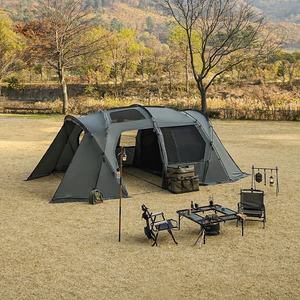 

4 Person Tunnel Tent 3-4 Person Waterproof Tent Family Camping Tent