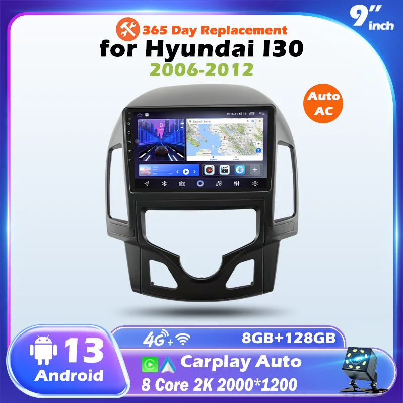 

Android Car Radio for Hyundai I30 2006-2012 Autoradio Navigatore Carplay Auto Multimedia Player Smart Systems Car Devices Stereo