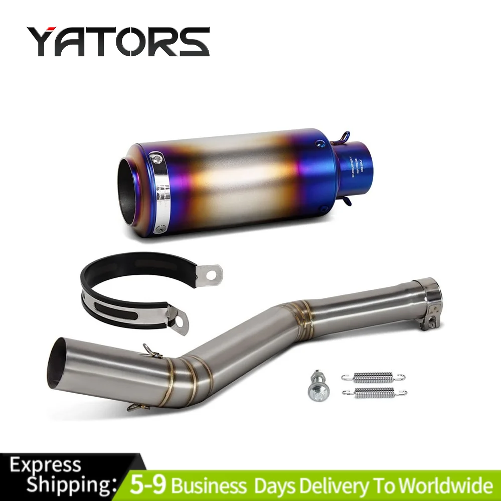 

Slip For CF-Moto 400NK 650NK 650MT Exhaust Link Pipe Black Muffler Tips System Exhaust Systems Exhausts Pipes