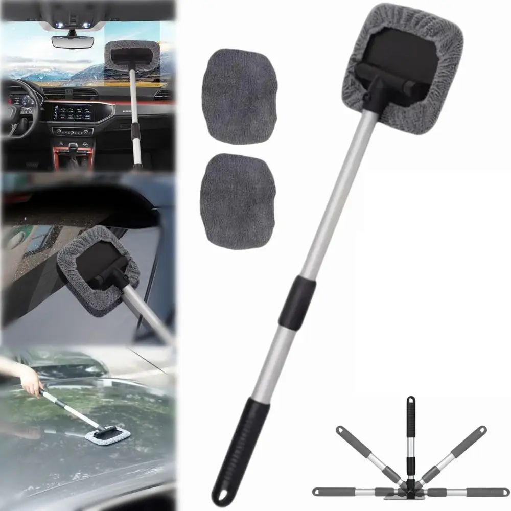 

Windshield Car Window Cleaning Brush High Quality Reusable Retractable Defogging Brush Car Cleaning Dust Removal Brush Car