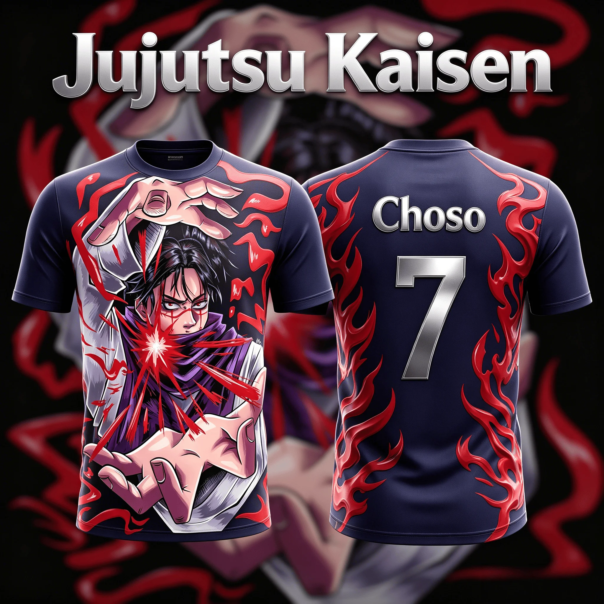 Anime Jujutsu Kaisen Choso 3D Print Sports Breathable Short Sleeve T-shirt Y2K 2026 Summer Trendy Unisex Tops for Adults Kids