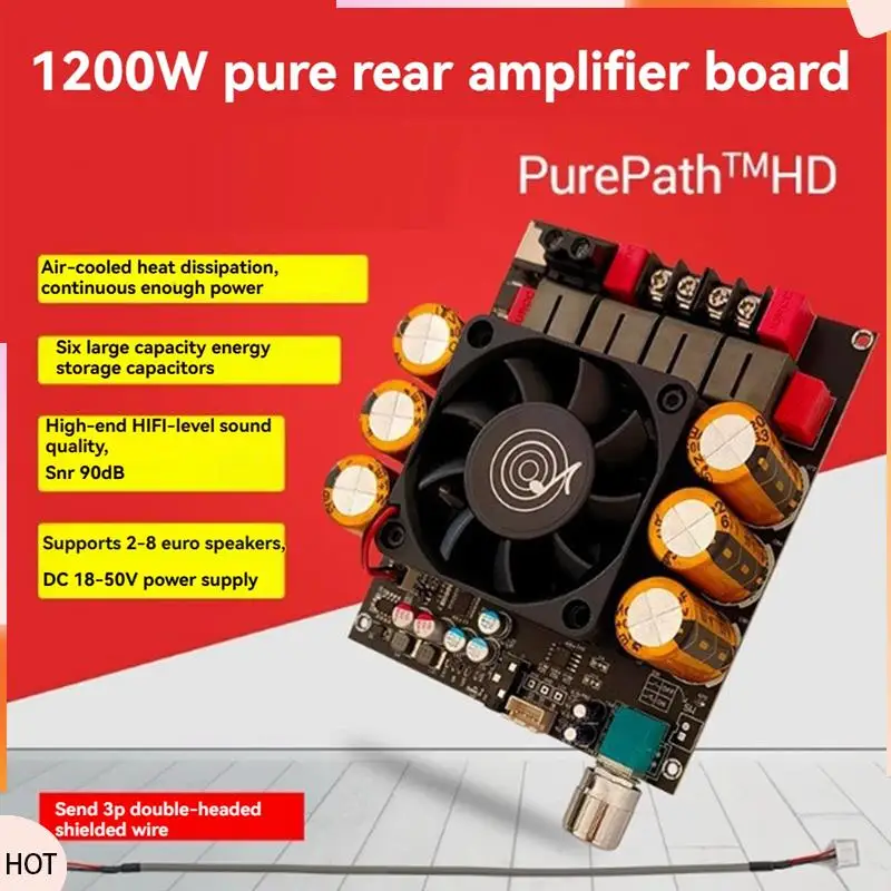 News ZK-6002 Audio Amplifier Board 2.0 Stereo With High And Low Frequency Modulation 600W+600W TPA3255