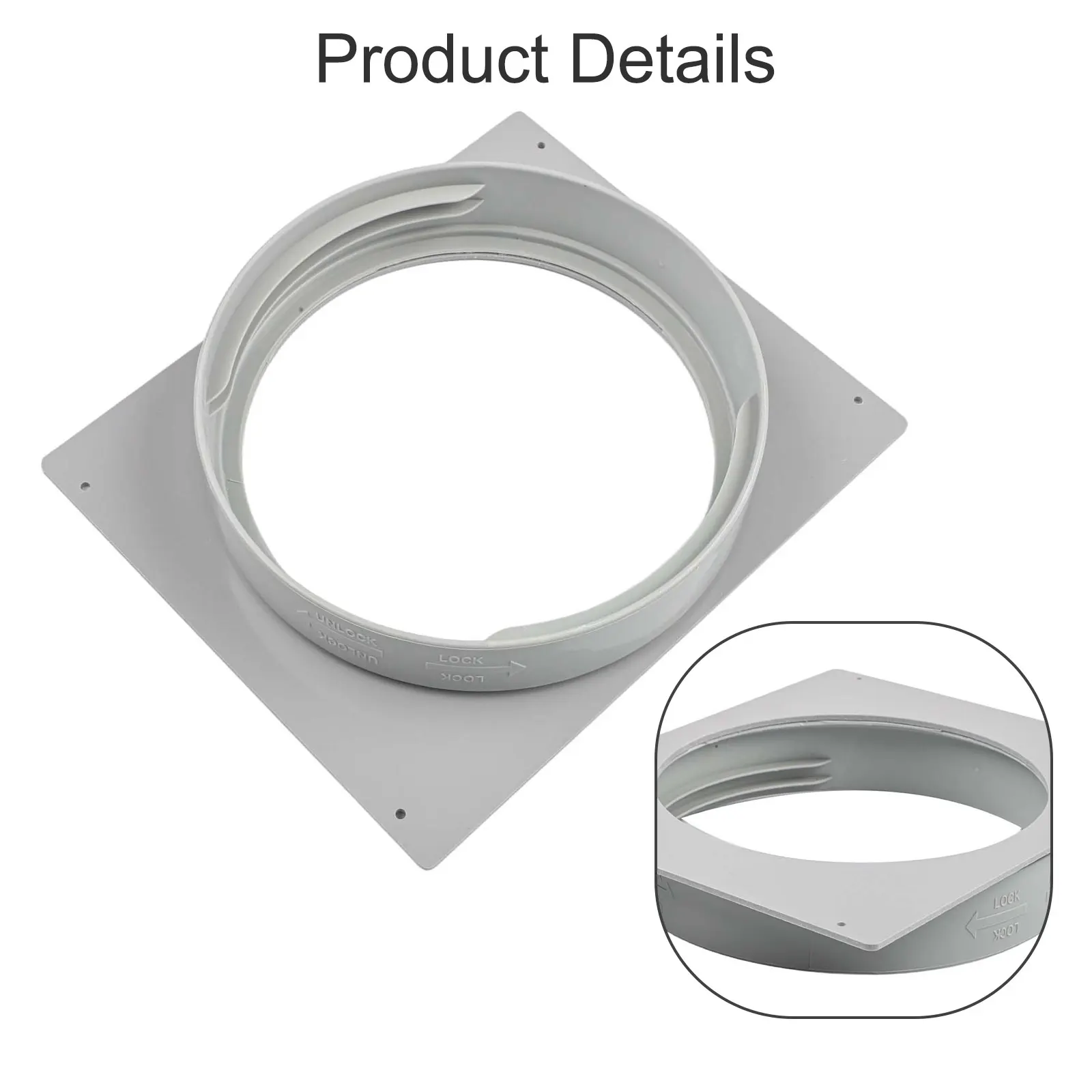 Duct Hose Interface Air Conditioner Hose Quick Tool-free Setup Easy Installation Efficient Airflow Enhanced Cooling Performance