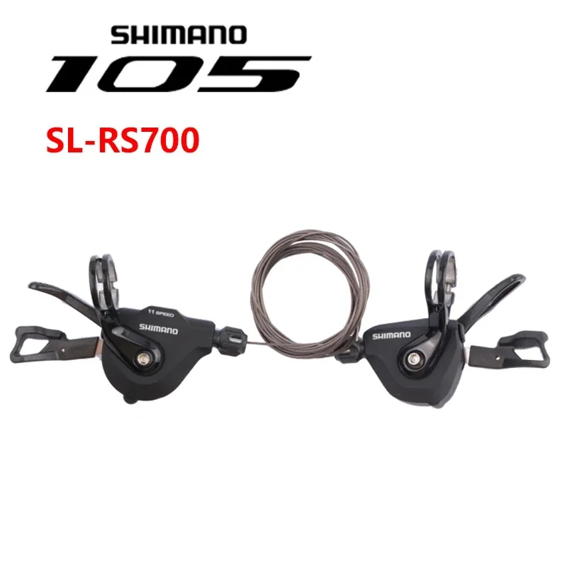 SHIMANO RS700 SL-RS700 Transmission Lever Flat Handle Road Vehicle Left 2s/ Right 11s/A Pair 2x11s For Road Bike Shifter Lever