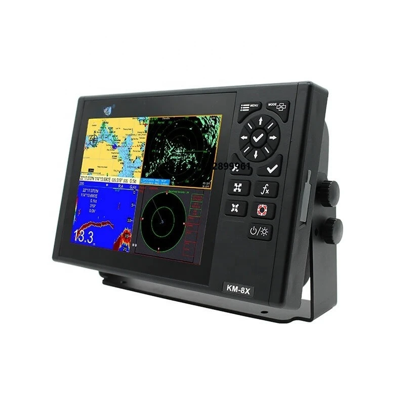 

ONWA KM-8X (New!) 5-in-1 8 Inch Marine GPS Chart Plotter Class B+ AIS Transponder With Radar Function