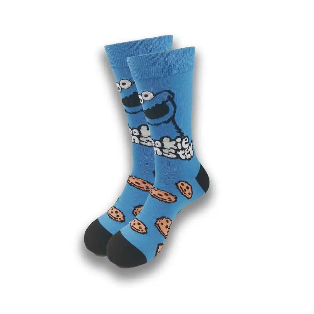 Hot Sale Socks for Men and Women Spring and Autumn senior Design Comfortable Skateboard Cartoon Socks 