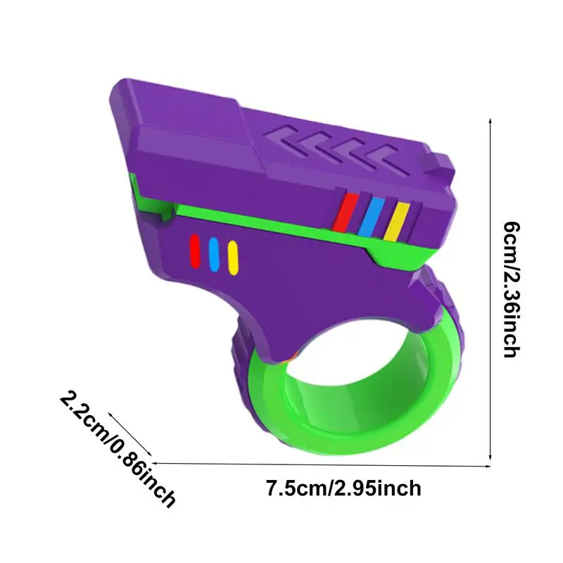 3D Printed Fidget Slider Unique Solid Handheld Gadgets Portable Fun Finger Fidgets Printed Spinner For Engineering Enthusiasts