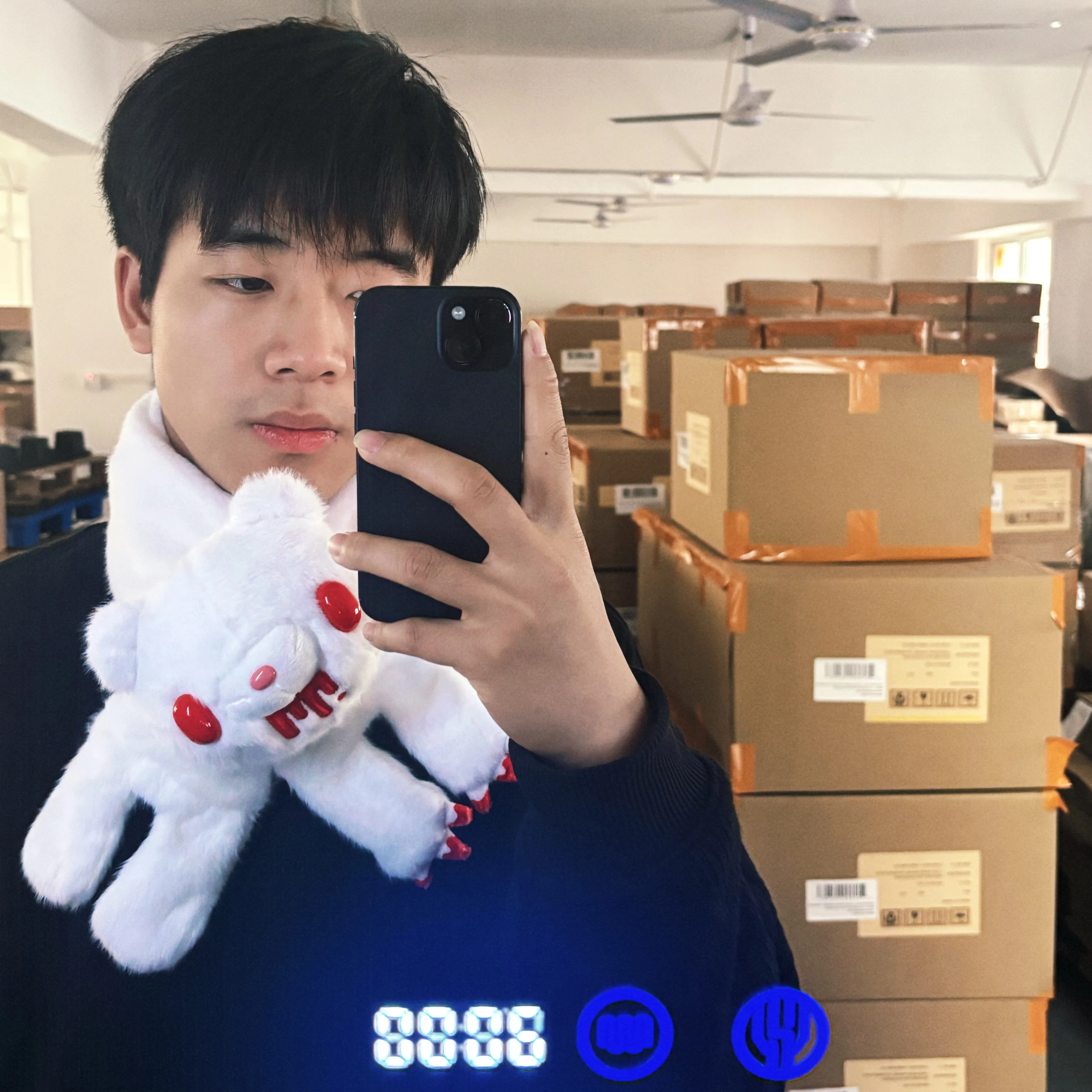 Écharpe en peluche ours sombre, Design ours sanglant mignon, cache-cou en fourrure douce, accessoire de mode pour hommes et femmes, Options multicolores