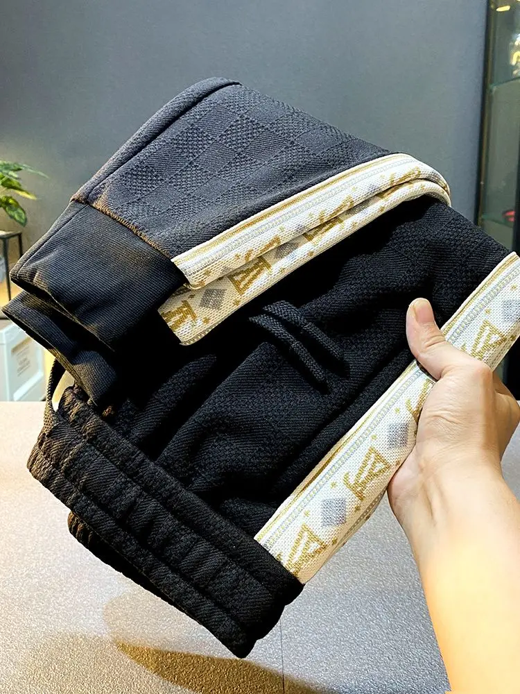 

Trendy brand sports sweatpants men's American heavy loose casual pants autumn and winter Harlan trousers