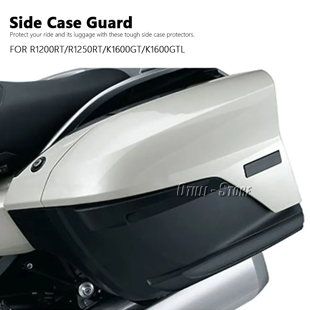 Motorcycle Side Trunk Panel Case Protector Fairing Cover Guard For BMW K1600GT K1600GTL K1600 GT GTL 2010- R1200RT R1250RT