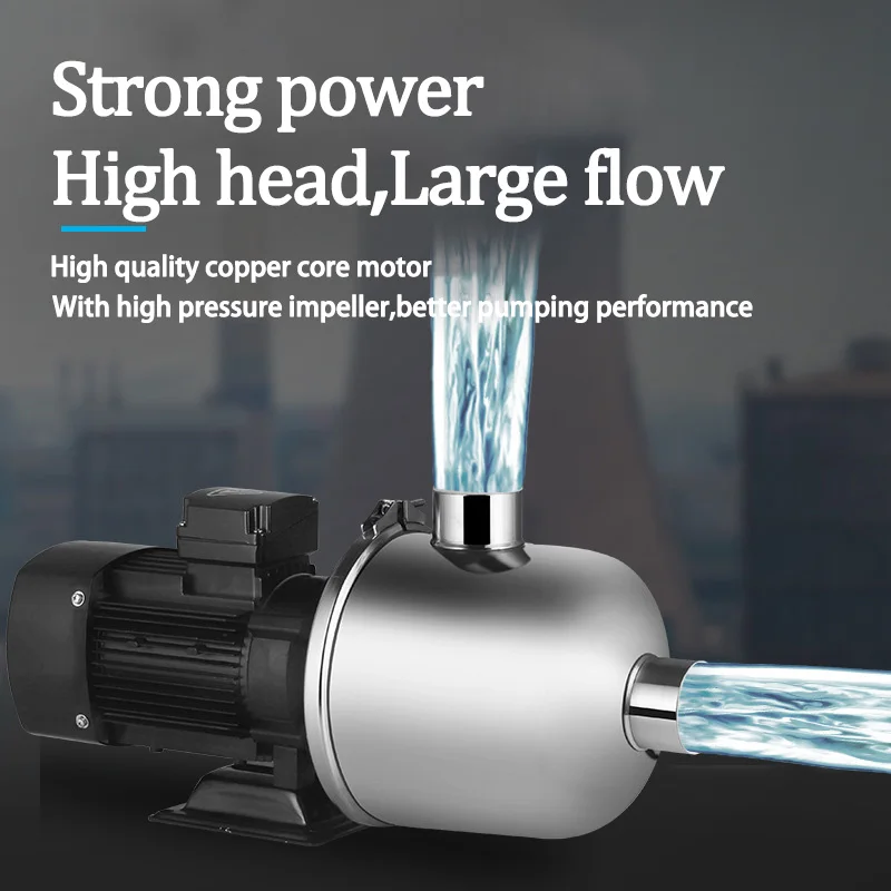 Pompa Air Listrik TLF Tekanan Air Horizontal Pemasok China Pompa Sentrifugal Kecil Inline