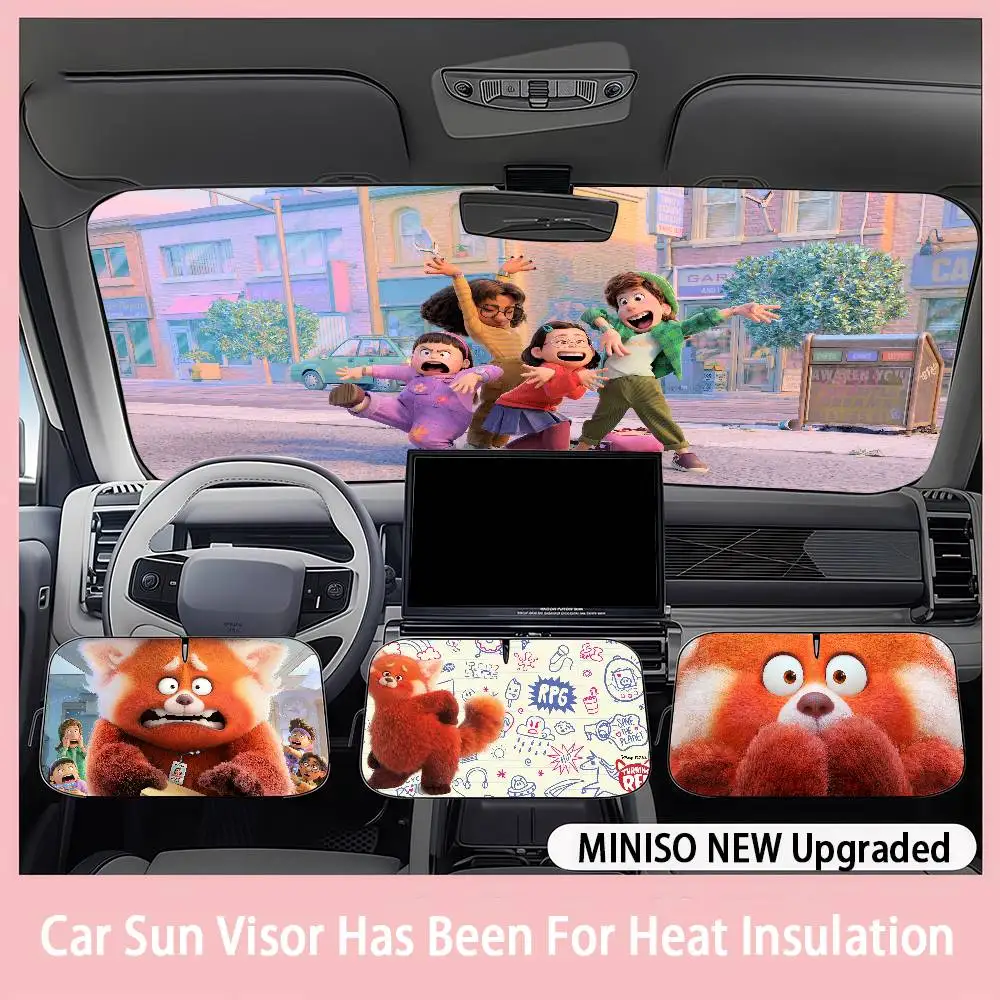 

Disney Turning Red Car SunShade Windshield sunshade blocks ultraviolet rays, car insulation sunshade protector