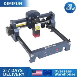 DIMIFUN D9 4.5W Laser CNC Engraving Machine, Compact and Precise, with Wood and Stainless Steel Carving Abilities