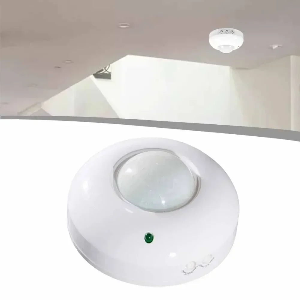 360° Mounted PIR Detector Light Ceiling Occupancy Motion Sensor Switch Delay Three-wire Induction Switch Corridor Light Sensor