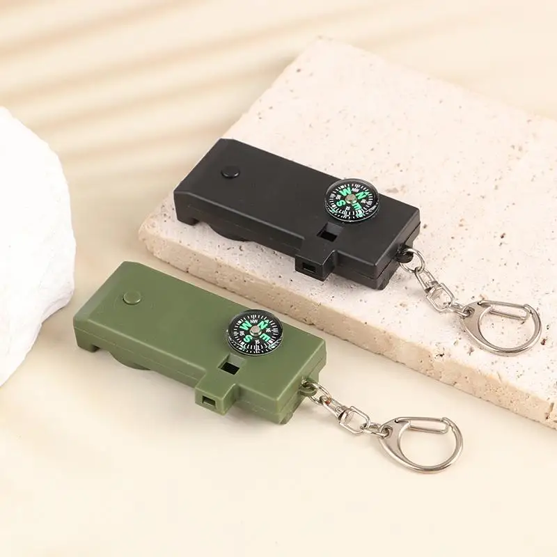 

Survival Whistle 5 In 1 Outdoor Whistle With Telescope Survival Gear Whistle Survival Equipment Magnifying Flashlight For Fishin