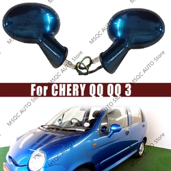 For CHERY QQ QQ3 Car Accessories Outside Side Rearview Mirror Assembly  Auto Electric Adjustment Mirror Assy