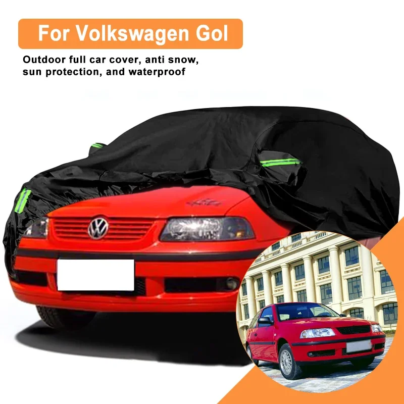 

Full Car Cover for Volkswagen VW Gol Outdoor Use - Waterproof Snowproof Sunshade Winter & Summer Auto Protection Accessories