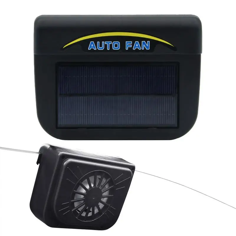 Car Window Fan Solar Powered Car Exhaust Fan Good Cooling Effect Protection And Ventilation For Truck And Cars