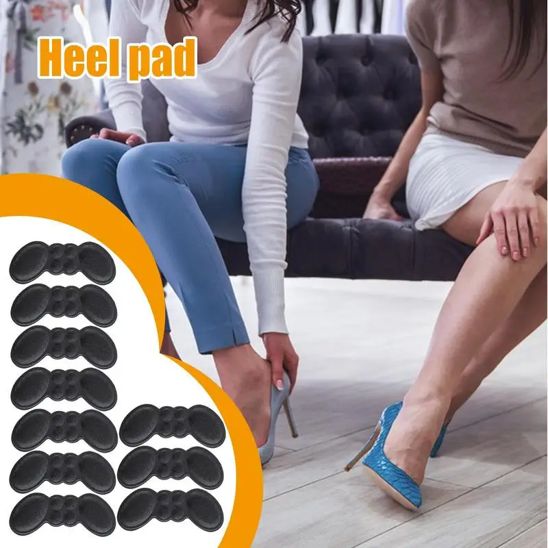 Almohadillas antideslizantes para zapatos de tacón alto para mujer, protectores de tobillo, 5 pares