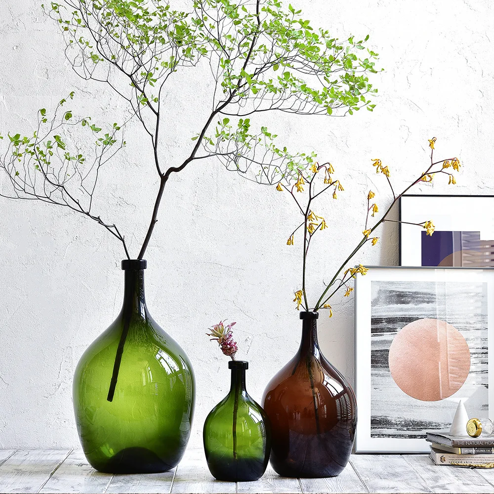 

American Country Living Room Art Deco Vase, Handmade Large Home Ornament Shire Afternoon