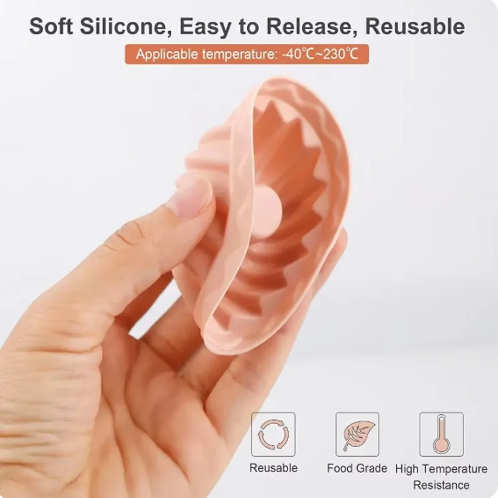 Silicone Muffin Mold Cake Dessert Egg Tart Pudding Mold Cake Thread Cup Kitchen Silicone Baking Molds