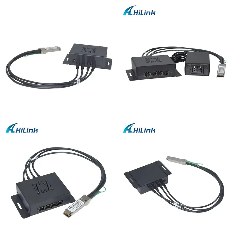 2026 HOT 40G QSFP+ Extender to SFP+ Adapter Module Box Breakout to SFP+ Cage