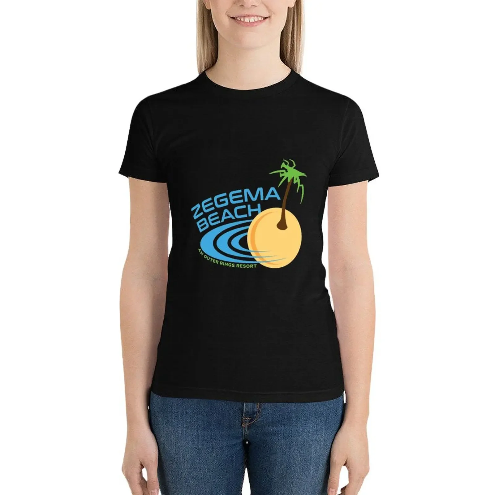 

Zegema Beach - Motion Picture Meltdown T-Shirt shirts graphic tees tees lady clothes tops cat shirts for Women