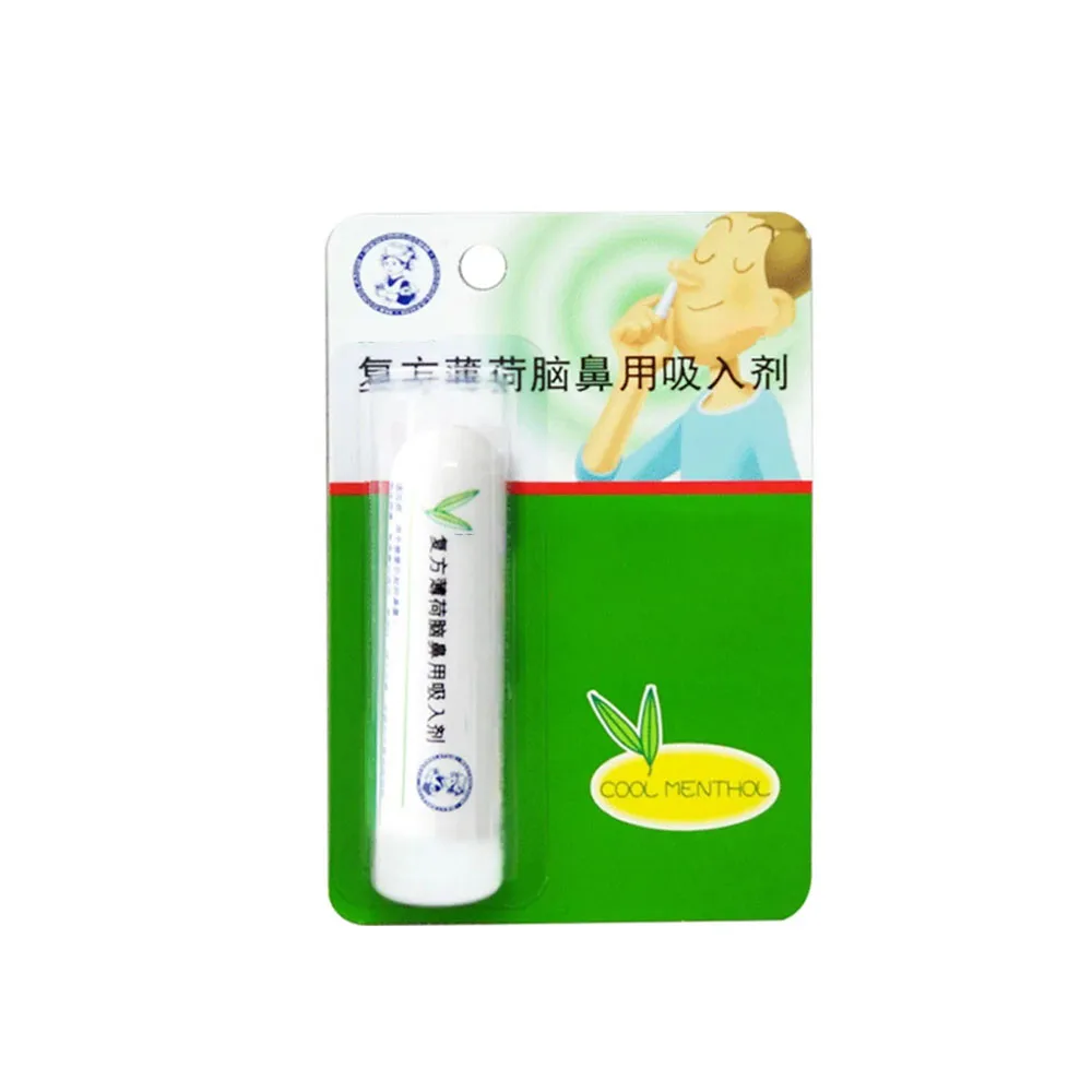 

Cool Menthol Nasal Inhalation Refreshing relief dredge nasal congestion For Cold Chinese Natural Herbal Ointment 1p