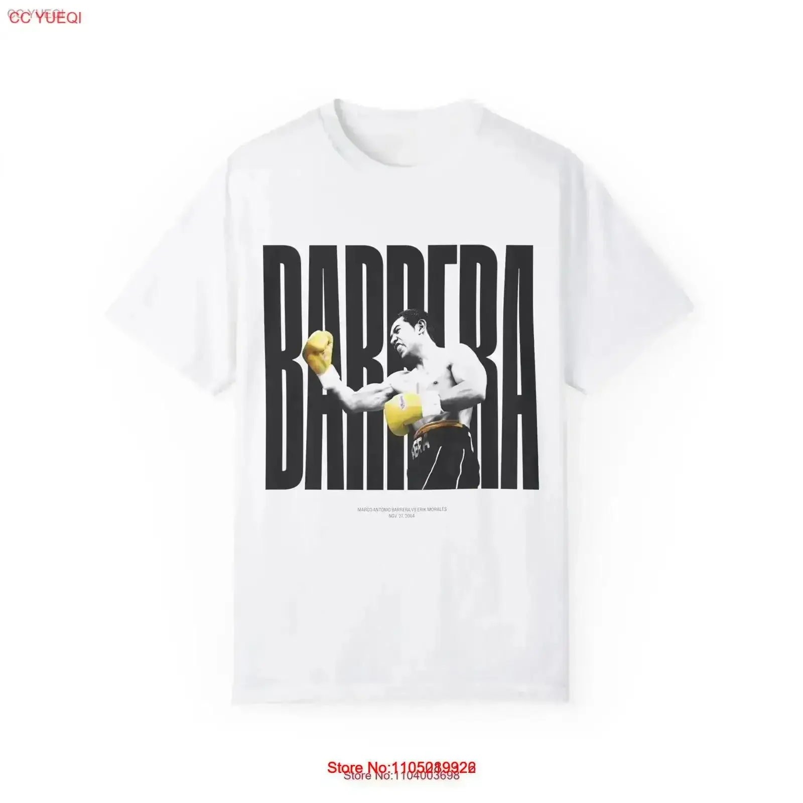 Marco Antonio Barrera The Baby Faced Assassin Vintage camiseta de boxeo lucha icónica homenaje lavado ropa de diseñador vintage