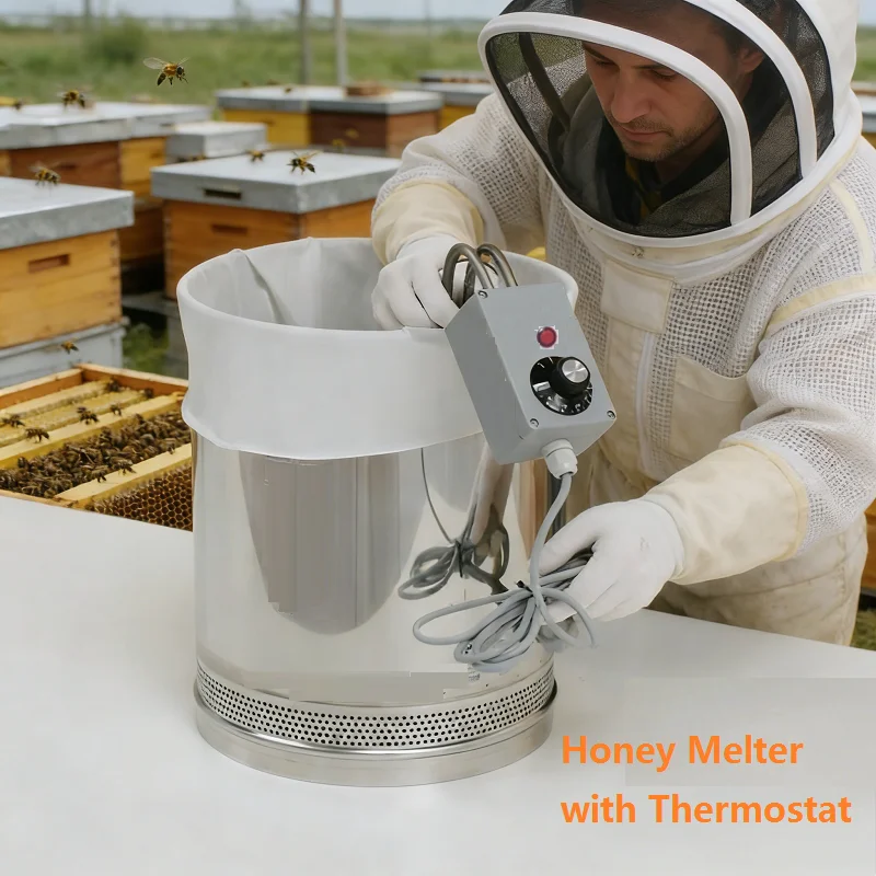 Beeswax Melter Circle Honey Melter Beeswax Melting Honey Crystallized Honey Extractor Beekeeping Equipment