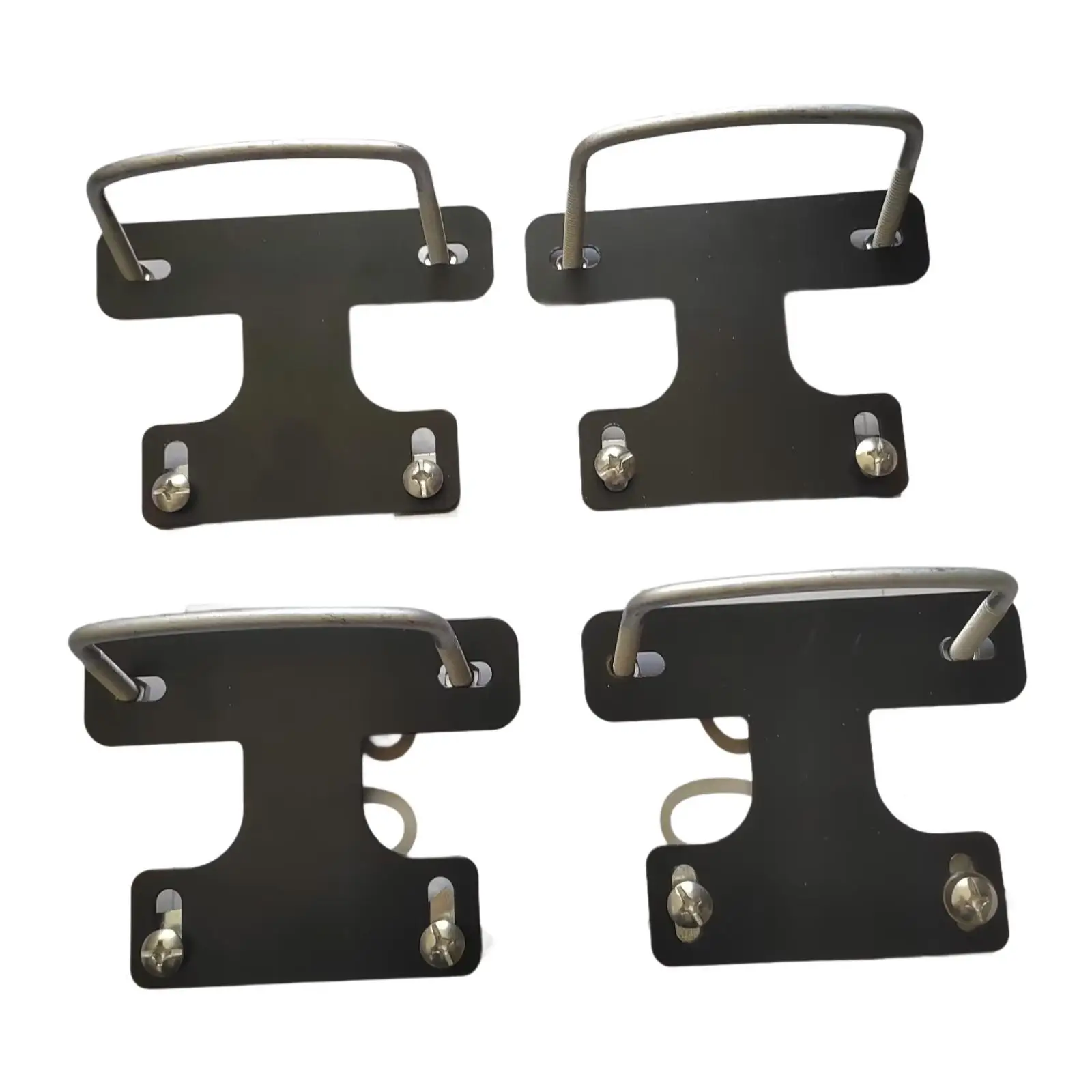 

4x Generic Roof Box U Bolt Clamps Rooftop Cargo Carrier Rack Clamps for Outdoor