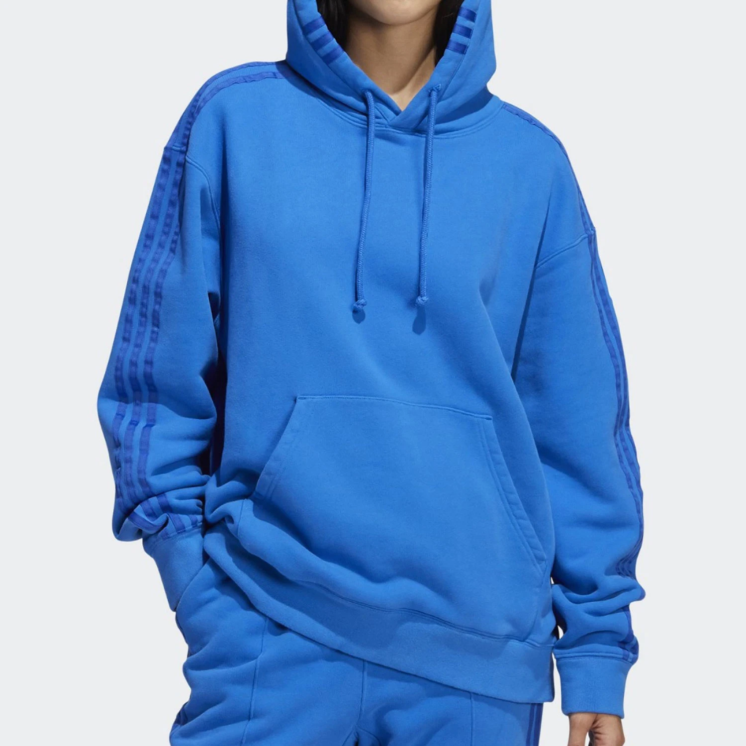 هوديي رياضي كاجوال فضفاض للنساء من Adidas Official أصلي جديد HE3738