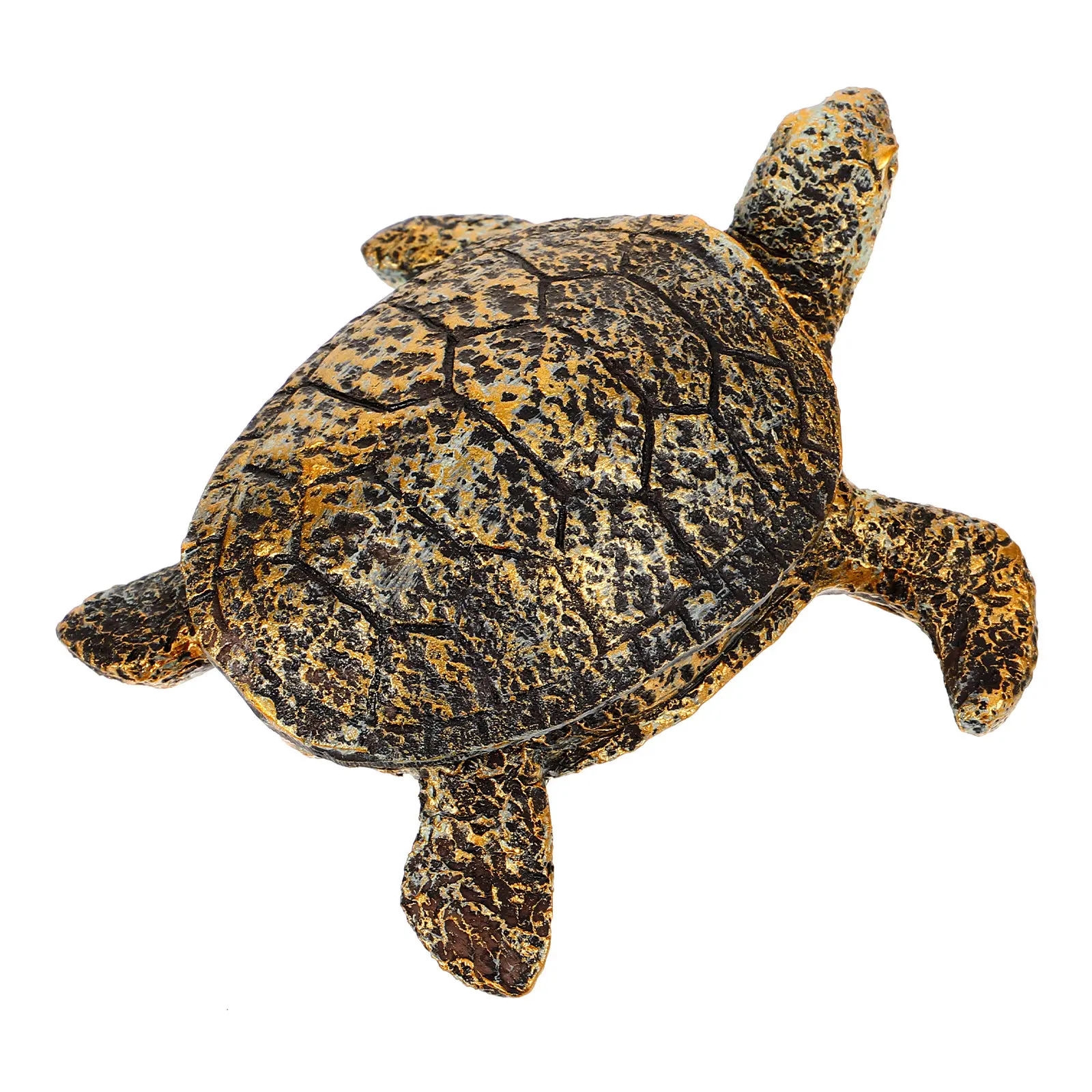 

Turtle Shaped Resin Key Hider Outdoor Garden Yard Decorative Storage Box for Spare Keys Cash Small Items Discreet Safe Holder