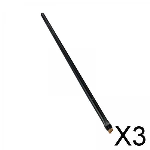 2xFine Angled Eyeliner Brush Thin Precision for Makeup Artist Travel Beginner