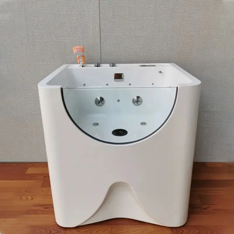 Wholesale Small Multi-functional Intelligent Ozone Massage SPA Pet Shower Basin Can Be OEM